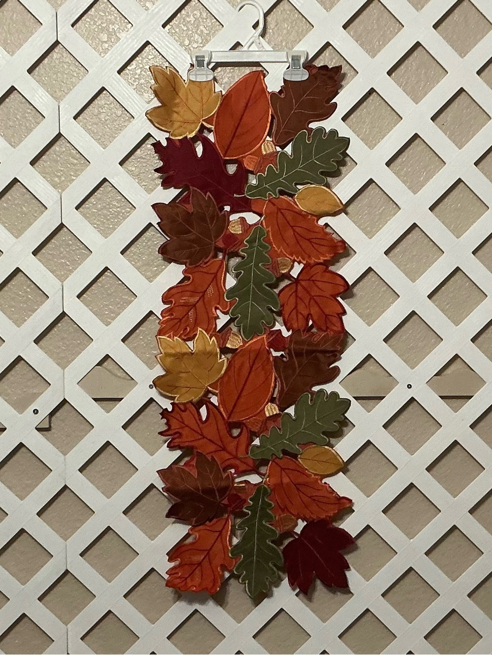 Autumn Leaf Cut Out Table Runner